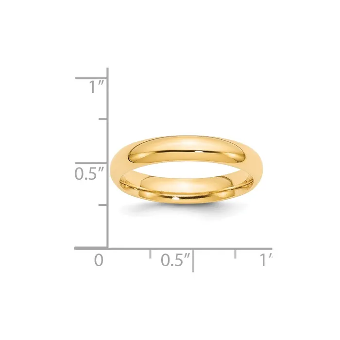 Goldia Rings Solid 10K Yellow Gold 4mm Comfort Fit MensWomens Wedding Band Ring Size 9 Goldia Rings Solid 10K Yellow Gold 4mm Comfort Fit MensWomens Wedding Band Ring Size 9