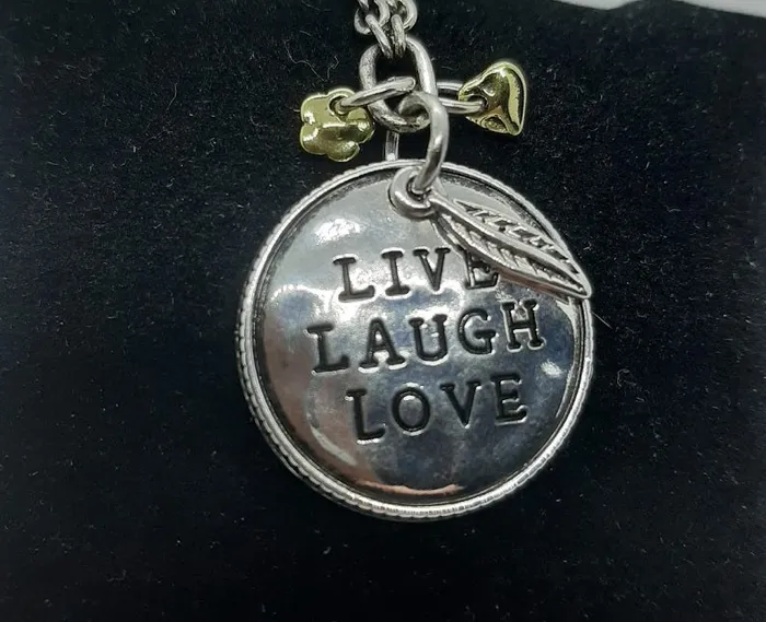 Catholic Gifts Canada Necklaces Live Laugh Love Necklace
