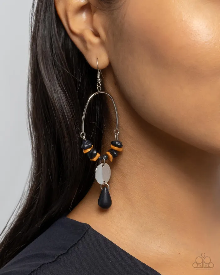 Earrings Paparazzi Accessories Suspended Santa Fe Black Earrings Jewelry by Bretta Earrings Paparazzi Accessories Suspended Santa Fe Black Earrings Jewelry by Bretta