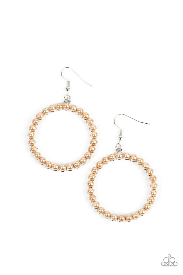 Paparazzi Accessories Earrings Can I Get a Hallelujah Brown Earrings Jewelry by Bretta