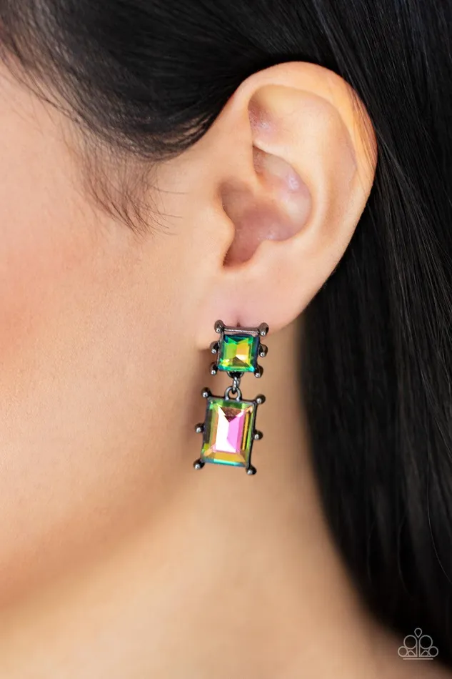 Paparazzi Accessories Earrings Cosmic Queen Multi Oil Spill Earrings Jewelry by Bretta Paparazzi Accessories Earrings Cosmic Queen Multi Oil Spill Earrings Jewelry by Bretta