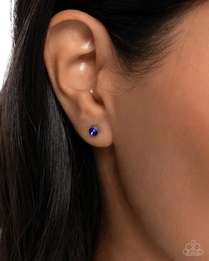 Paparazzi Accessories Earrings Logical Light Blue Earrings Jewelry by Bretta