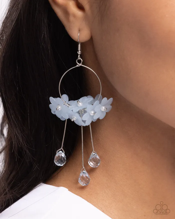 Paparazzi Accessories Earrings Whimsical Work Blue Earrings Jewelry by Bretta
