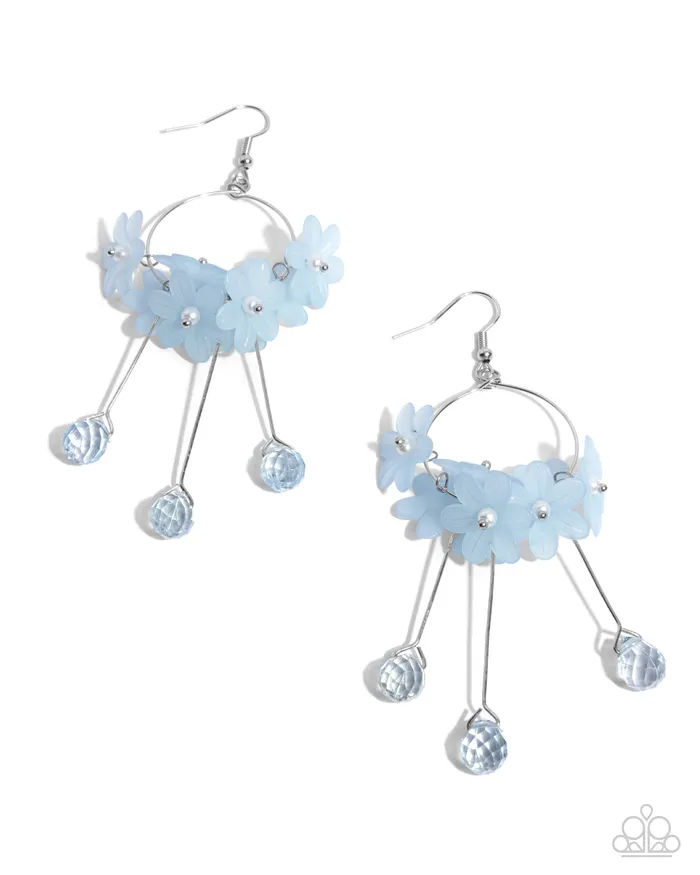 Paparazzi Accessories Earrings Whimsical Work Blue Earrings Jewelry by Bretta