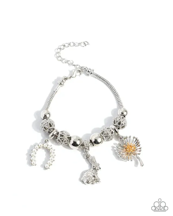 Paparazzi Accessories Graceful Godsend White Bracelet Jewelry by Bretta Bracelets