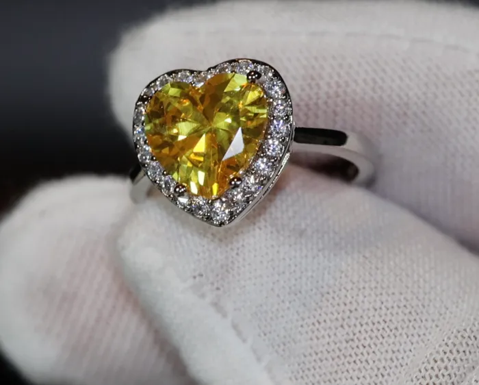 Rings Heart Ring Heart Shaped Ring Heart Shape Ring Diamond Heart Ring Womens Yellow Diamond Ring Engagement Ring Yellow Diamond Ring Lab Diamonds London