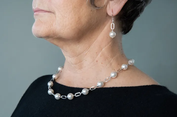Bree Necklace Silver Carolily Finery Necklaces Bree Necklace Silver Carolily Finery Necklaces