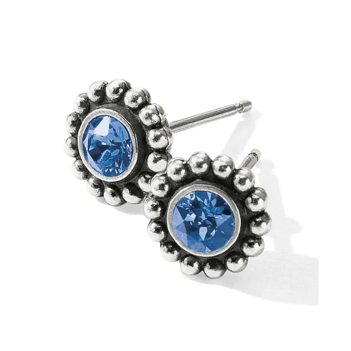 Brighton Earrings Twinkle Mini Post Earrings Sapphire
