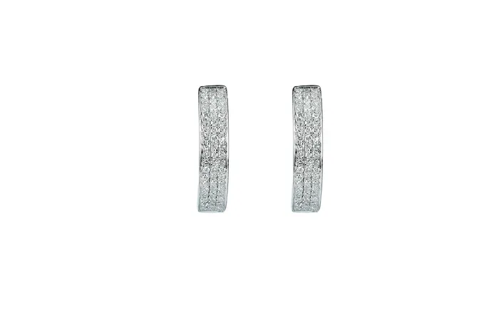 Earrings Crown Jewels Coin 14 ctw Diamond Hoop Earrings