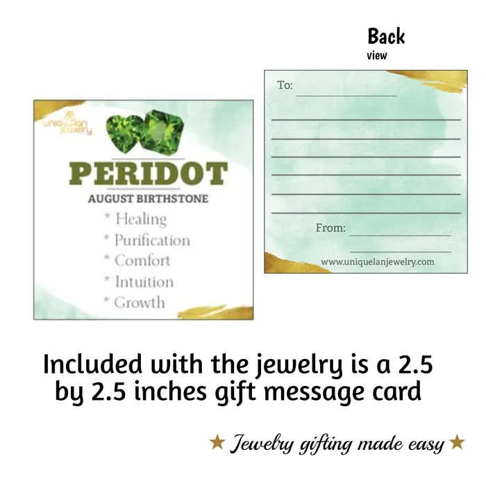 Earrings Uniquelan Jewelry Peridot and Pearl Drop Earrings