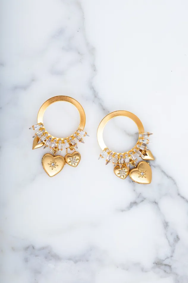 Elizabeth Cole Jewelry Earrings Zinnia Earrings