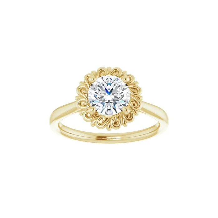 Ever Ever 14K Rose Gold 4 Prong Style Diamond SemiMount Engagement Ring STULLER Rings Ever Ever 14K Rose Gold 4 Prong Style Diamond SemiMount Engagement Ring STULLER Rings