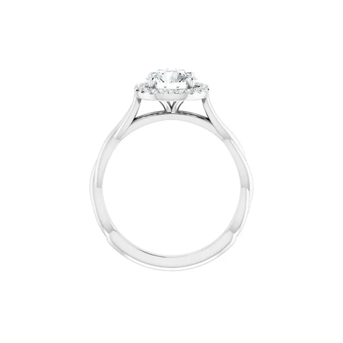 Ever Ever 14K White Gold 13ctw Oval Halo Style Diamond SemiMount Engagement Ring STULLER Rings Ever Ever 14K White Gold 13ctw Oval Halo Style Diamond SemiMount Engagement Ring STULLER Rings
