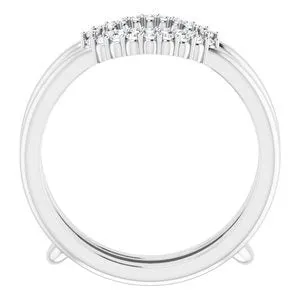 Ever Ever 14K White Gold 20ctw Diamond Ring Guard STULLER Rings Ever Ever 14K White Gold 20ctw Diamond Ring Guard STULLER Rings