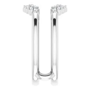 Ever Ever 14K White Gold 20ctw Diamond Ring Guard STULLER Rings Ever Ever 14K White Gold 20ctw Diamond Ring Guard STULLER Rings