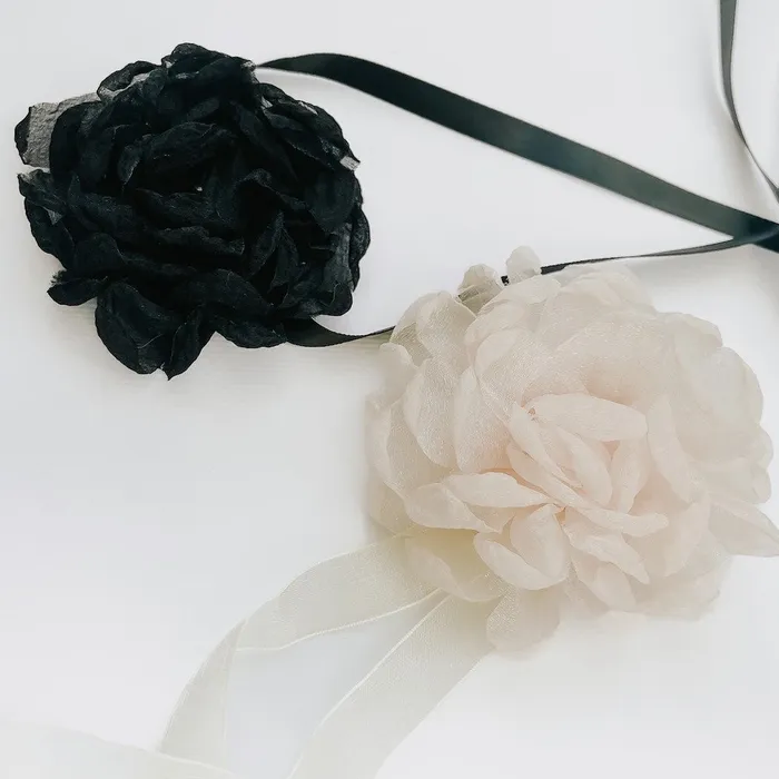 Flower Fantasy Tie Choker Necklace Wholesale Jewelry Necklaces