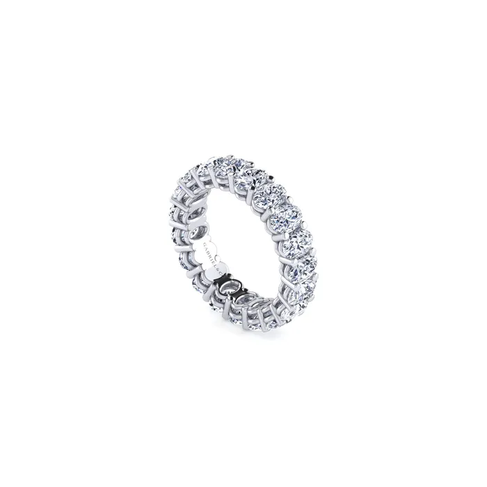Gabriel 14K White Gold 475ctw Eternity Band Model GABRIEL CO Rings