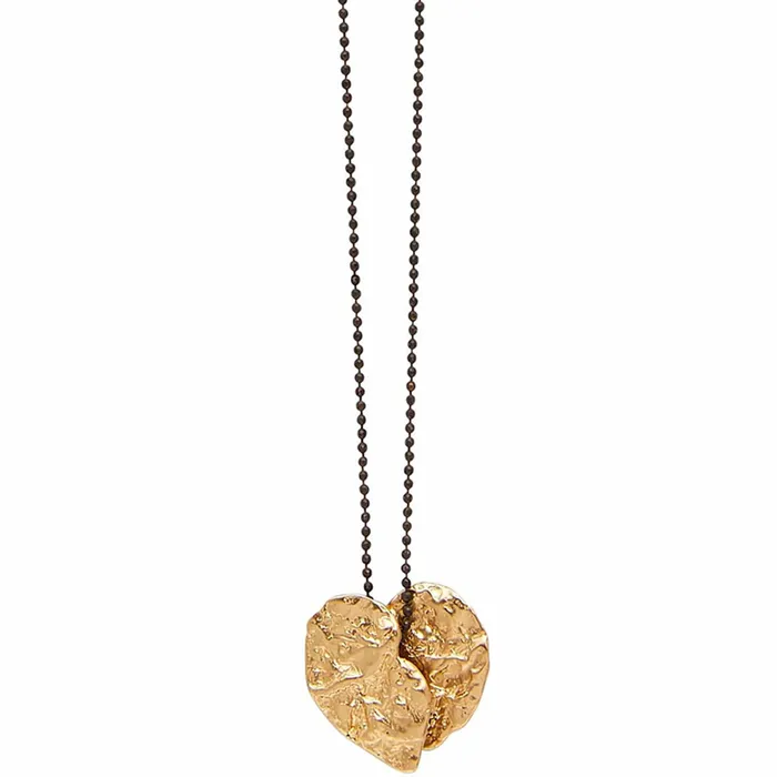 Julie Cohn Design Necklaces BROKEN HEART BRONZE PENDANT
