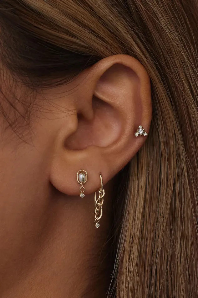 Midnight Diamond Single Earring Wwake Earrings