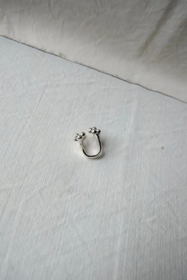 Monica Castiglioni Rings A Pistilli 40 Silver