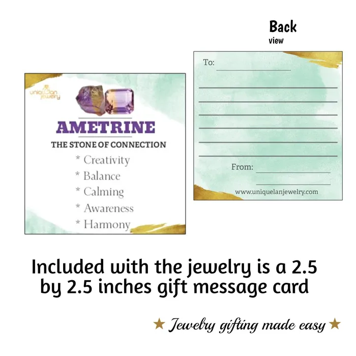 Raw Ametrine Crystal Earrings Uniquelan Jewelry Earrings Raw Ametrine Crystal Earrings Uniquelan Jewelry Earrings