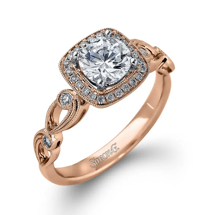 Simon G Feather Halo Ring Rings