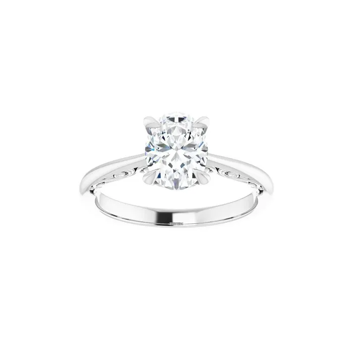 STULLER Ever Ever 14K Rose Gold 01ctw 4 Prong Style Diamond SemiMount Engagement Ring Rings STULLER Ever Ever 14K Rose Gold 01ctw 4 Prong Style Diamond SemiMount Engagement Ring Rings