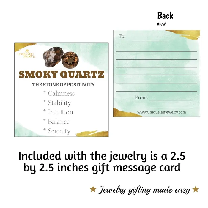 Tiny Raw Smoky Quartz Earrings Uniquelan Jewelry Earrings Tiny Raw Smoky Quartz Earrings Uniquelan Jewelry Earrings