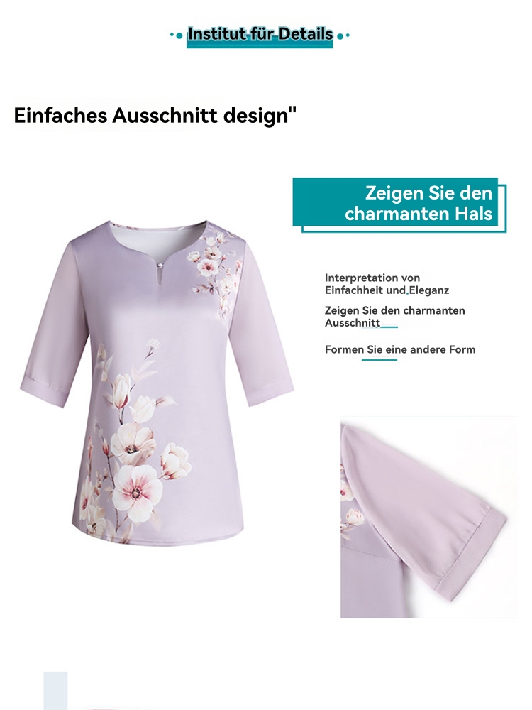 Damen Nachtwäsche | Schlafanzug Mit 3/4 Langen Ärmeln Und 7/8 Langer Hose EN Bekleidung Damen