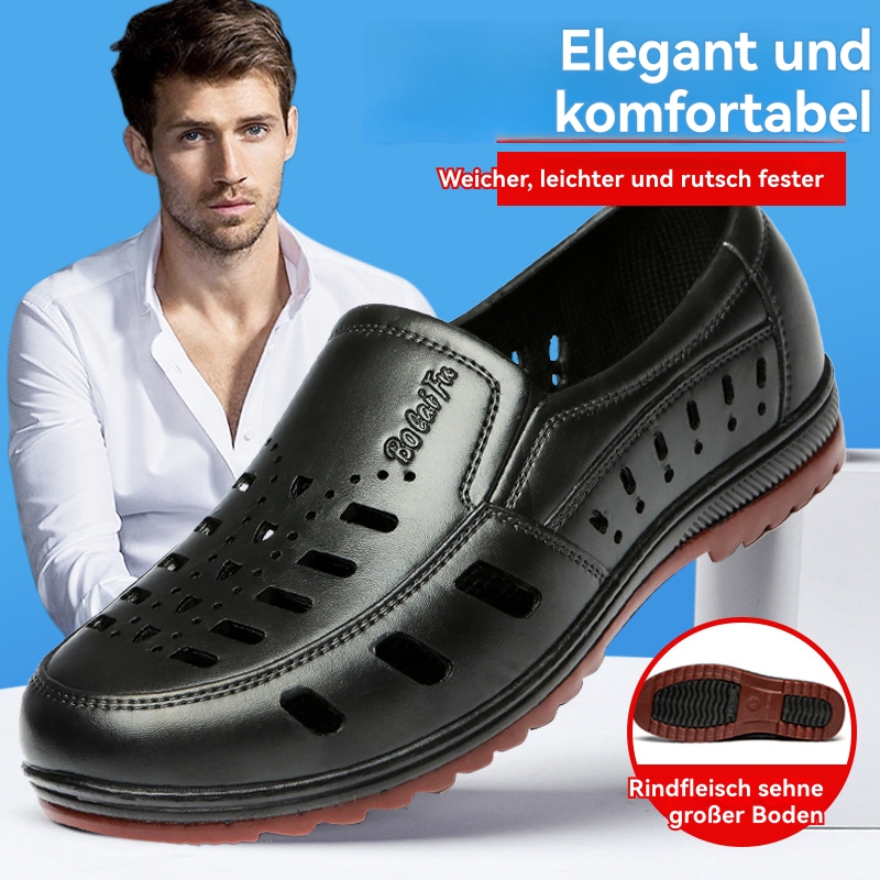 Damen Slipper & Schnürschuhe | Slipper Mit Leder-Massagefußbett EN Damen