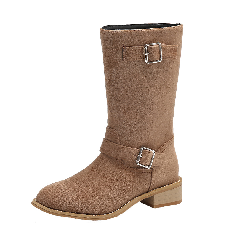 Damen Stiefel & Stiefeletten | Stiefel Mit Zierschnalle EN Schuhe Damen