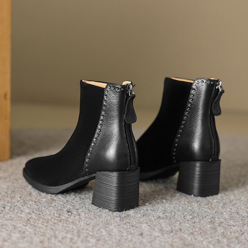 Damen Stiefel & Stiefeletten | Stiefelette Mit Angesagten Ziernieten EN Schuhe Damen